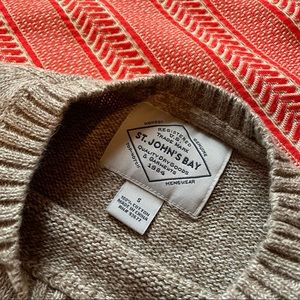 St. John's Bay Tan Cream Cozy Oversized Sweater RN 93677